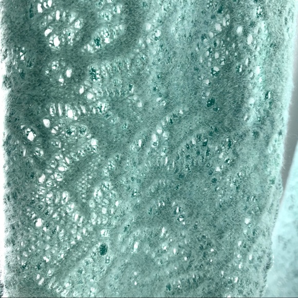 Free People Mint Eyelet Crotchet Dress Tunic - Picture 8 of 8